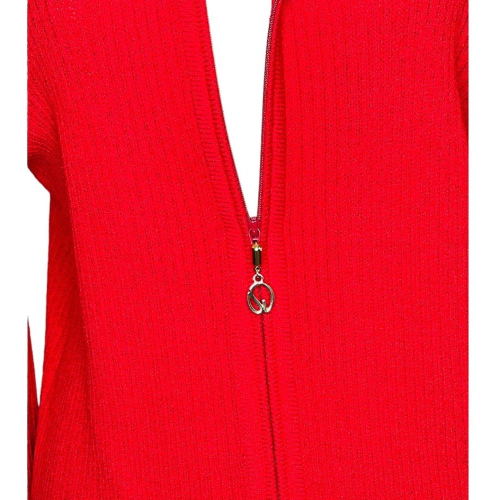 St. John Sport by Marie Gray Zip Up Sweater Size M - Picture 11 of 11